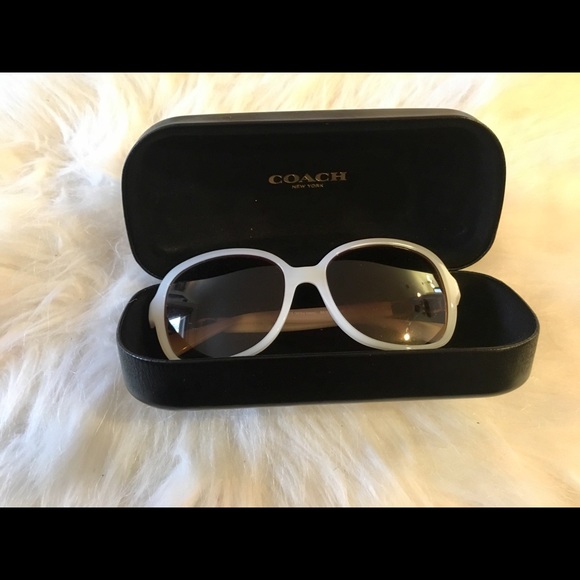 Coach Summer Collection White Sunglasses - Picture 3 of 7